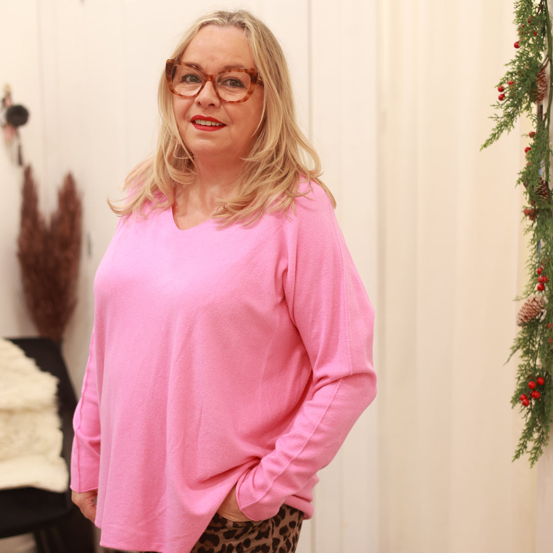 Basic V-Auschnitt Pulli