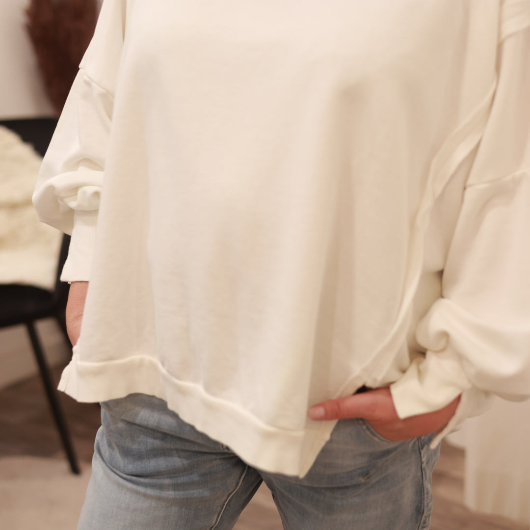 Sweatshirt mit Rundhals