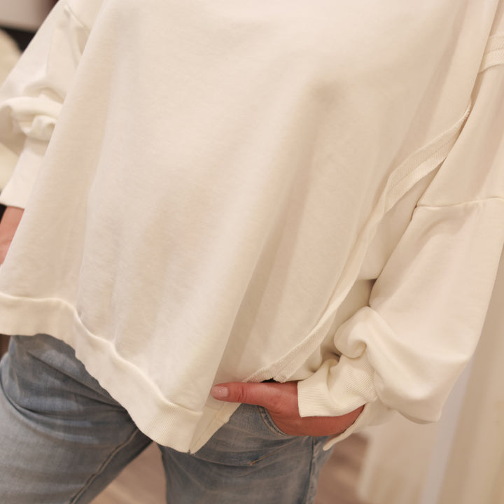 Sweatshirt mit Rundhals