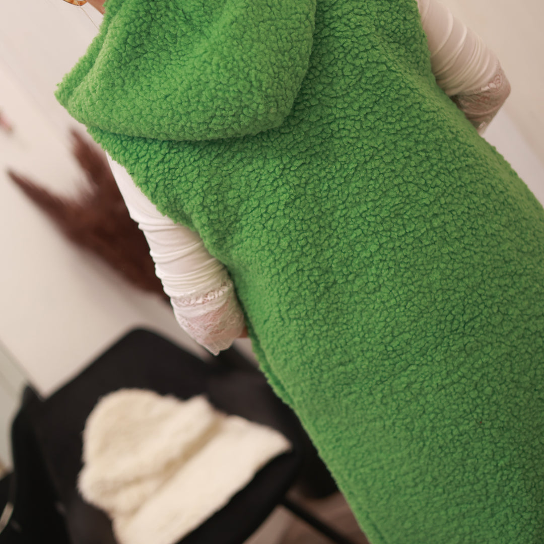 Ärmellose Teddyjacke