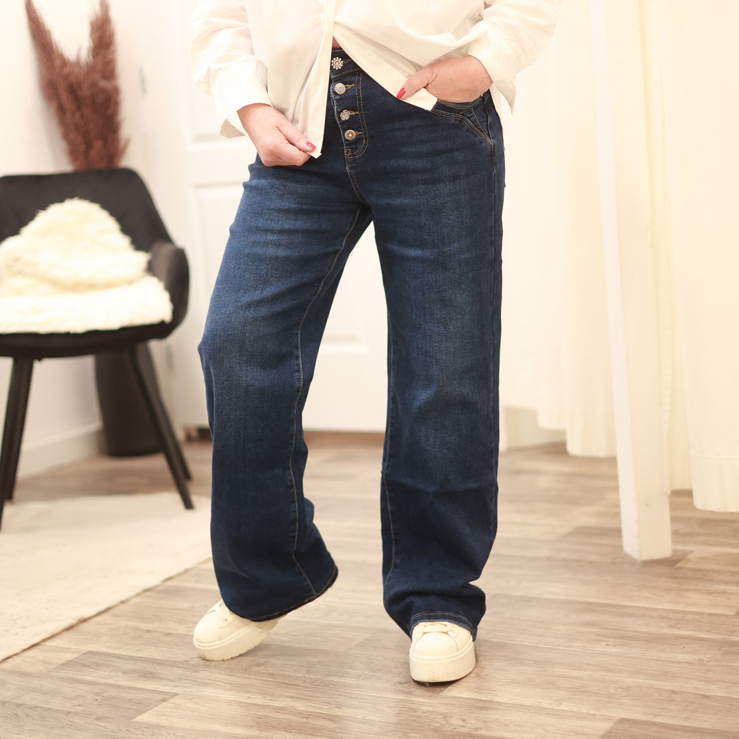 Jeans weites Bein