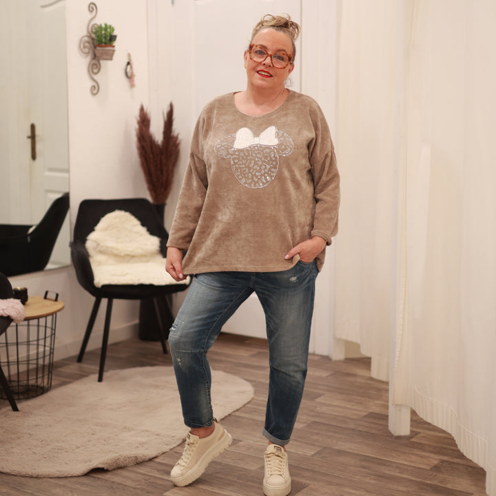 Sweatshirt mit Mickey