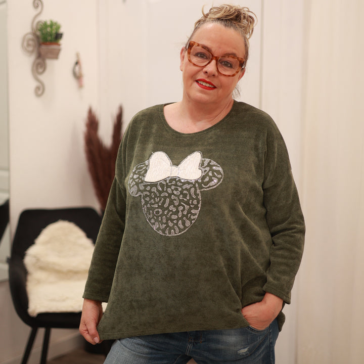 Sweatshirt mit Mickey