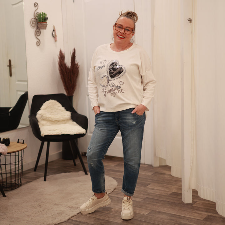 Samt Sweatshirt