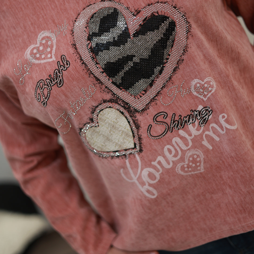 Samt Sweatshirt