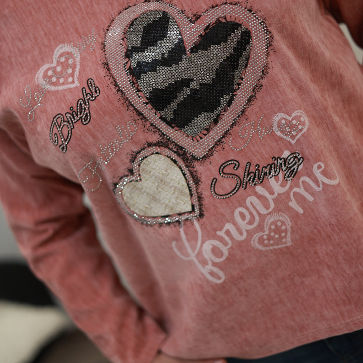 Samt Sweatshirt