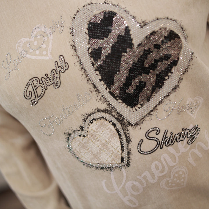 Samt Sweatshirt