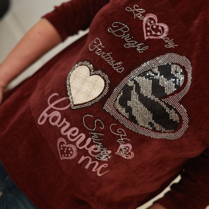 Samt Sweatshirt
