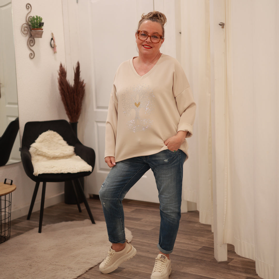 Sweatshirt mit Lebensbaum