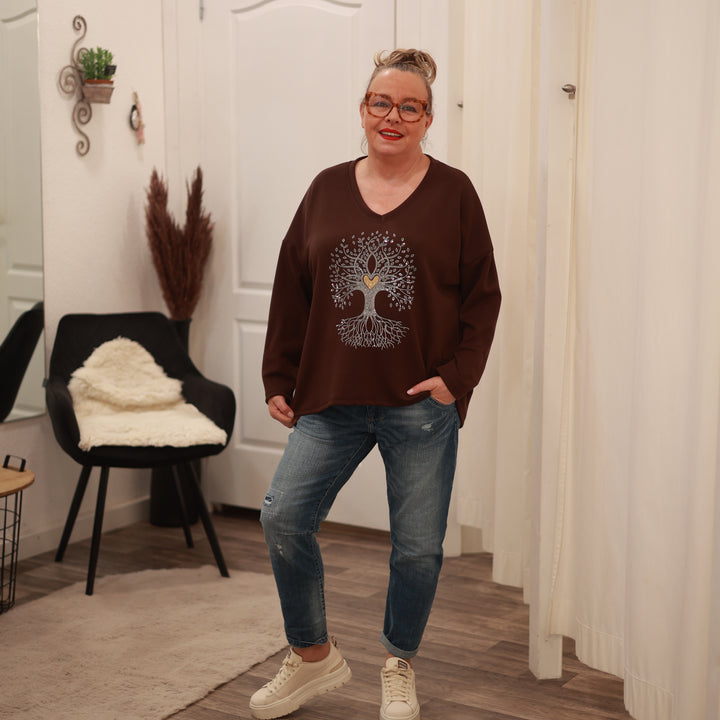 Sweatshirt mit Lebensbaum