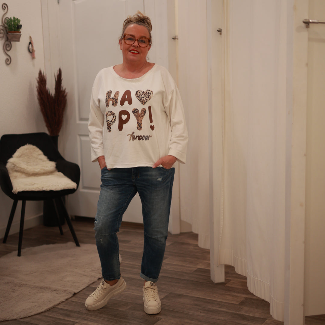 Sweatshirt mit Aufdruck