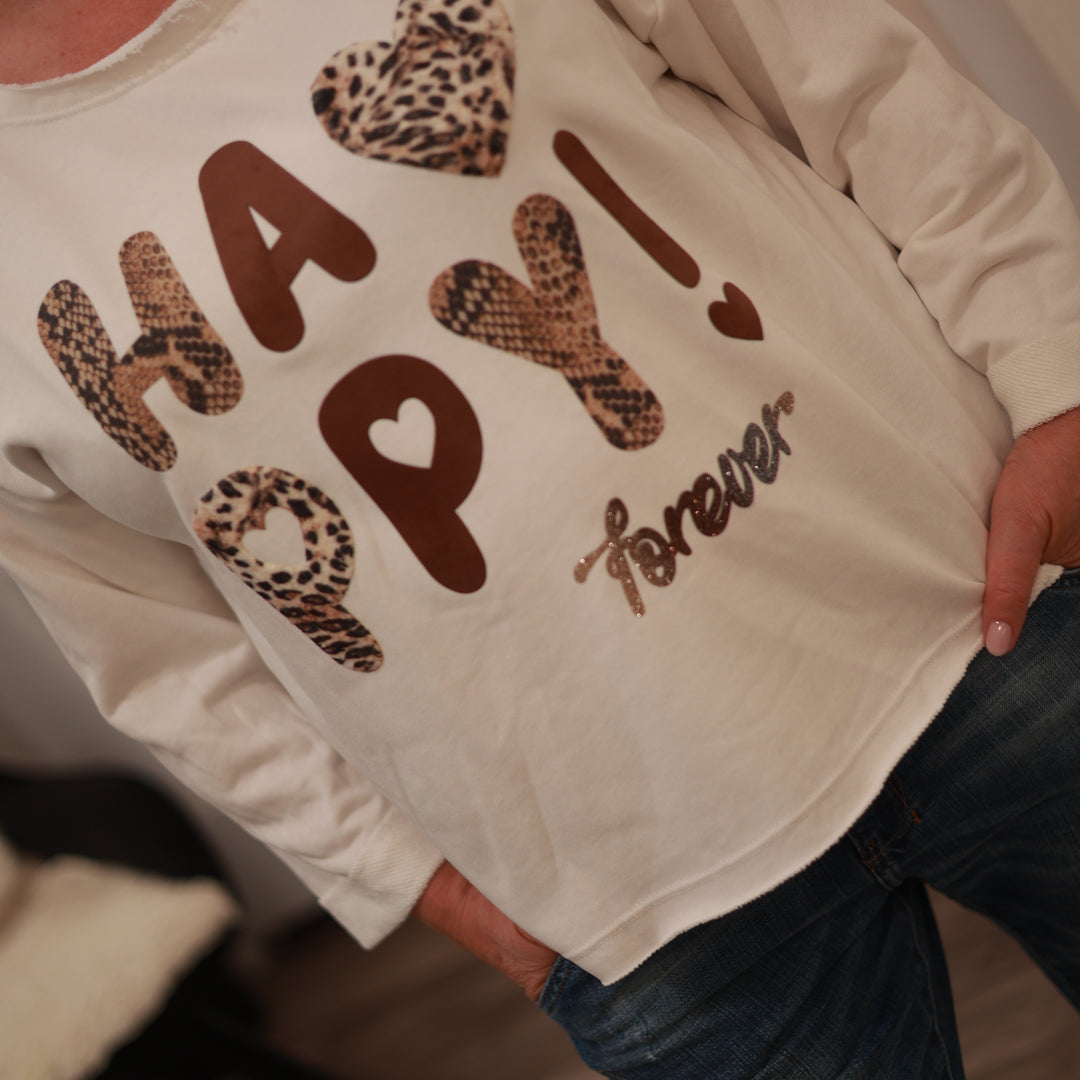 Sweatshirt mit Aufdruck