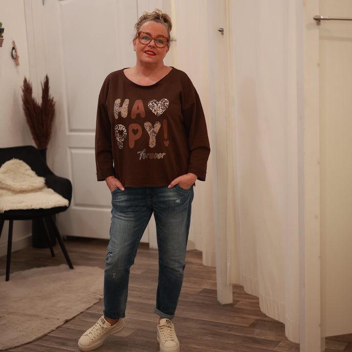 Sweatshirt mit Aufdruck