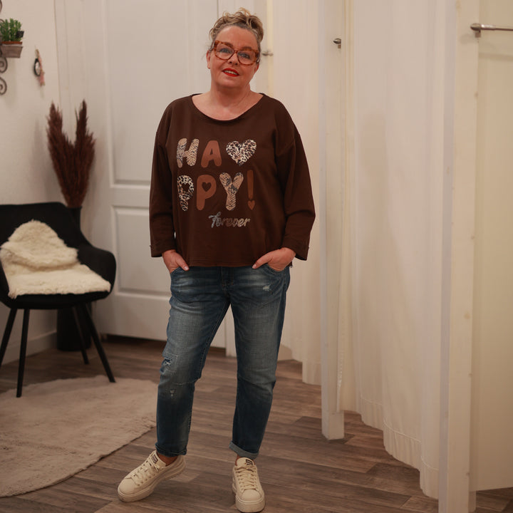 Sweatshirt mit Aufdruck