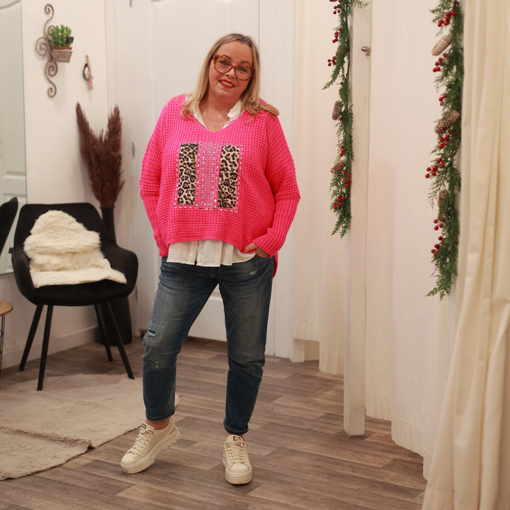 Pulli mit V -Auschnitt