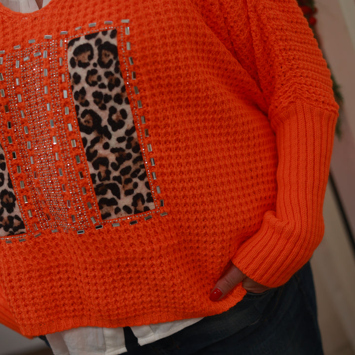 Pulli mit V -Auschnitt