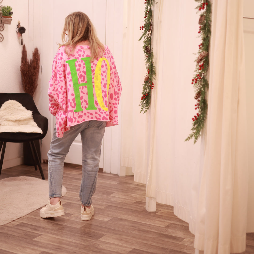 Sweatshirt mit Leo Druck