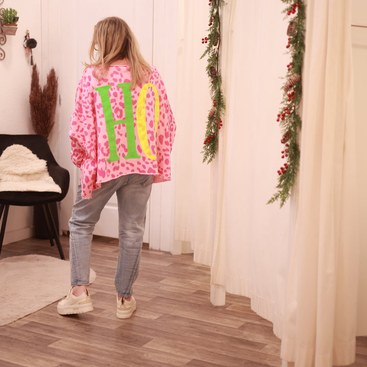 Sweatshirt mit Leo Druck