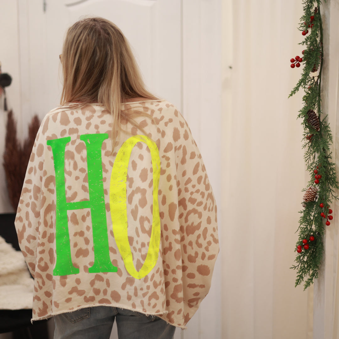 Sweatshirt mit Leo Druck