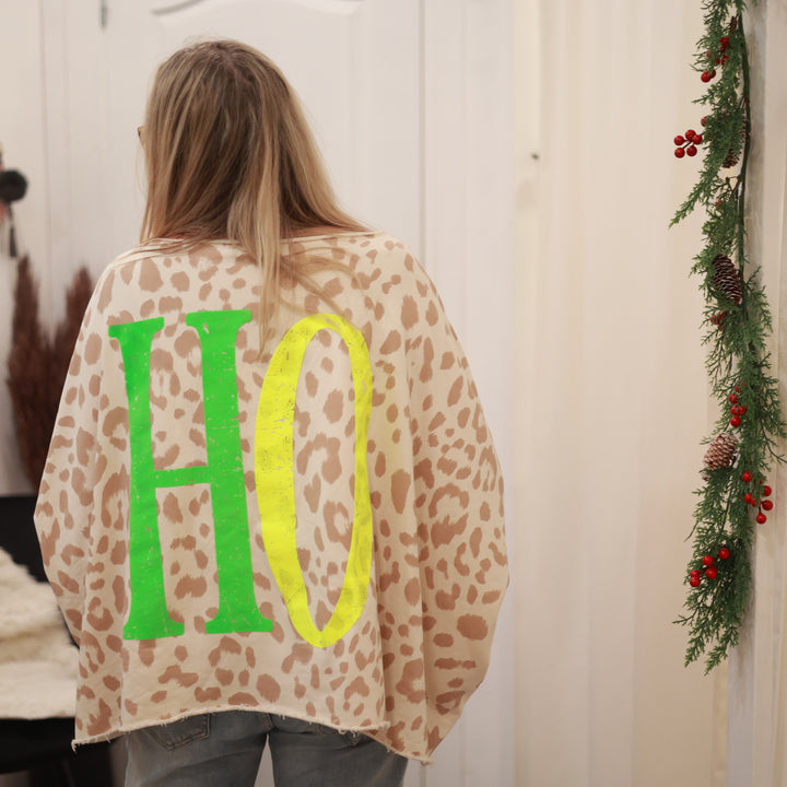 Sweatshirt mit Leo Druck