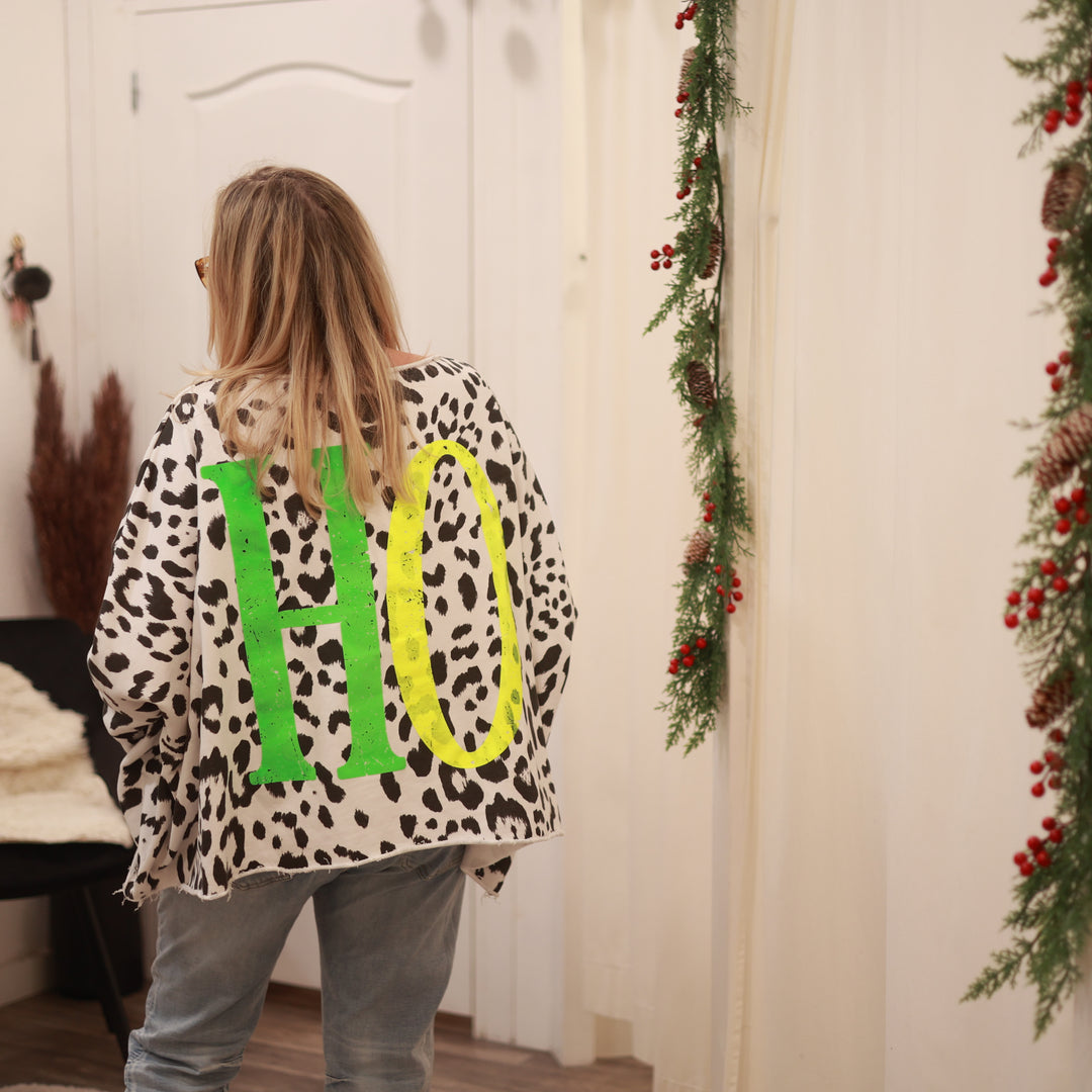 Sweatshirt mit Leo Druck
