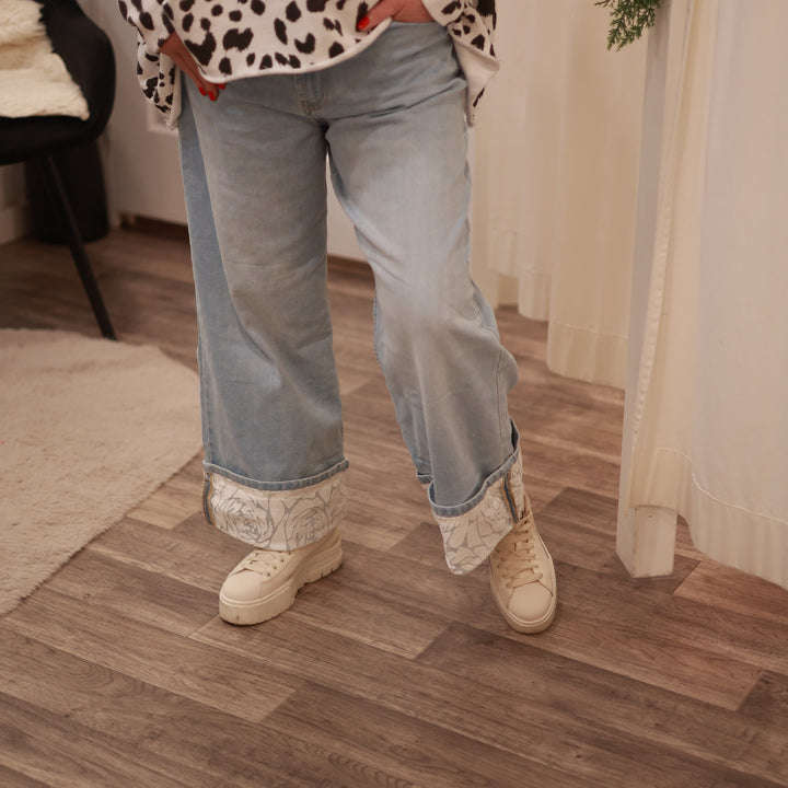 Marlene Jeans mit Umschlag