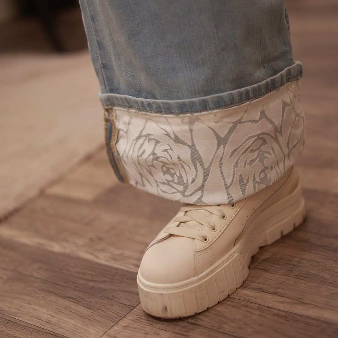 Marlene Jeans mit Umschlag