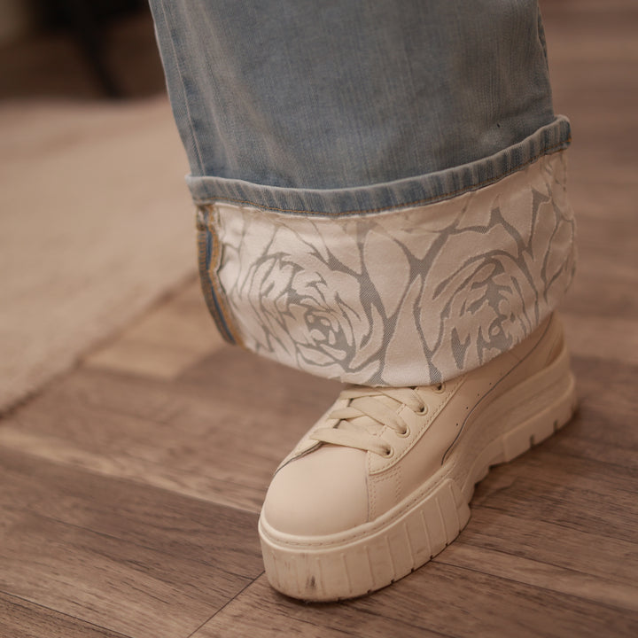 Marlene Jeans mit Umschlag