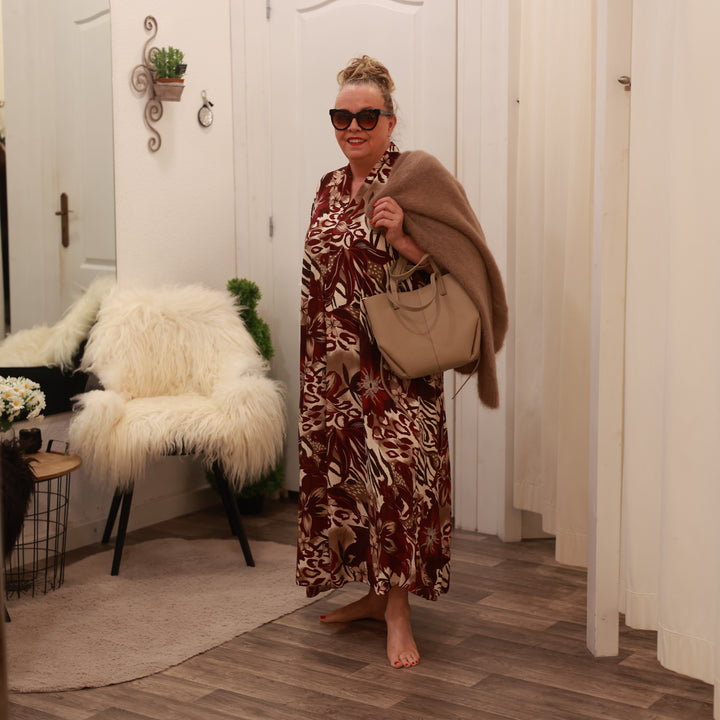 Kleid mit Blumendruck