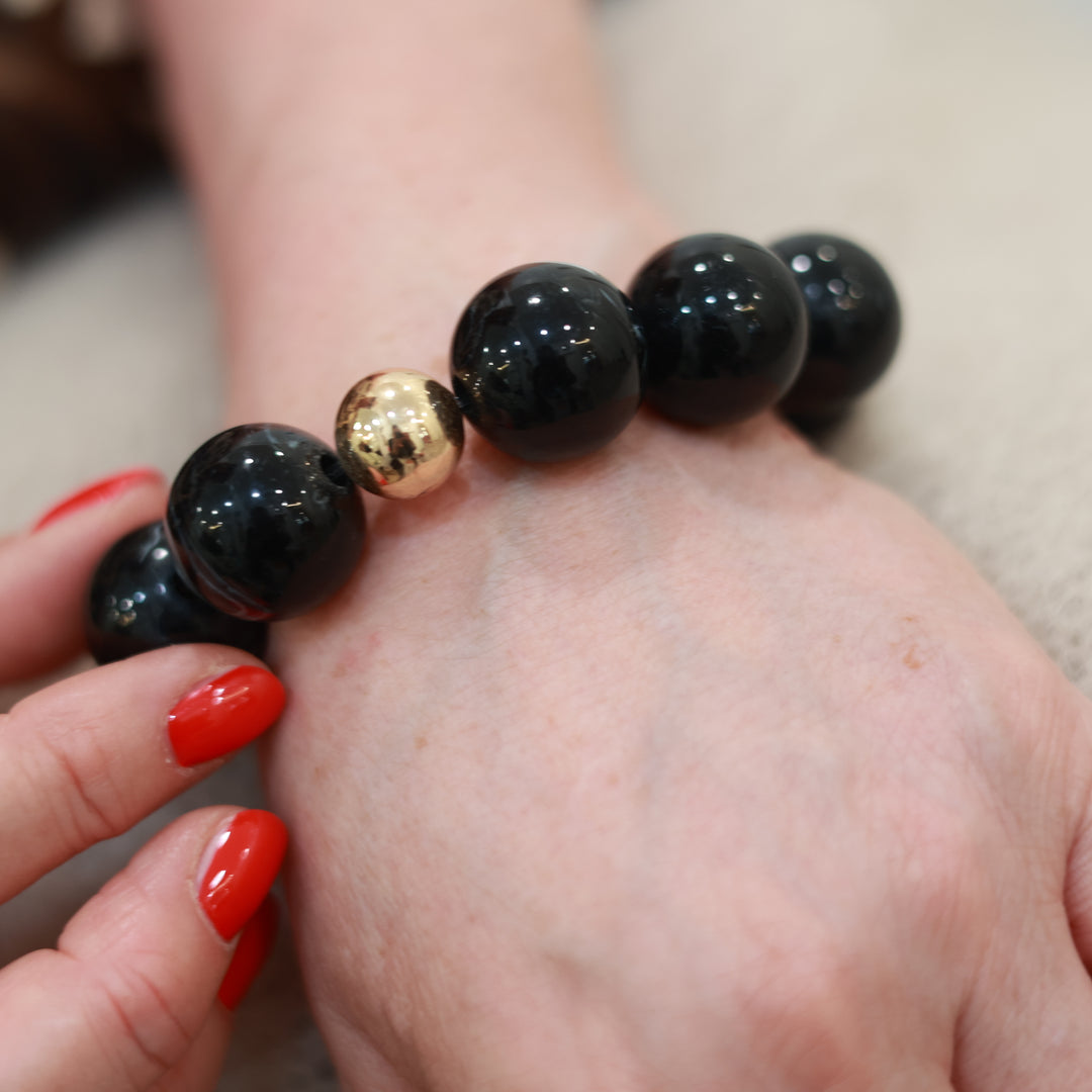 Armband grosse Perlen