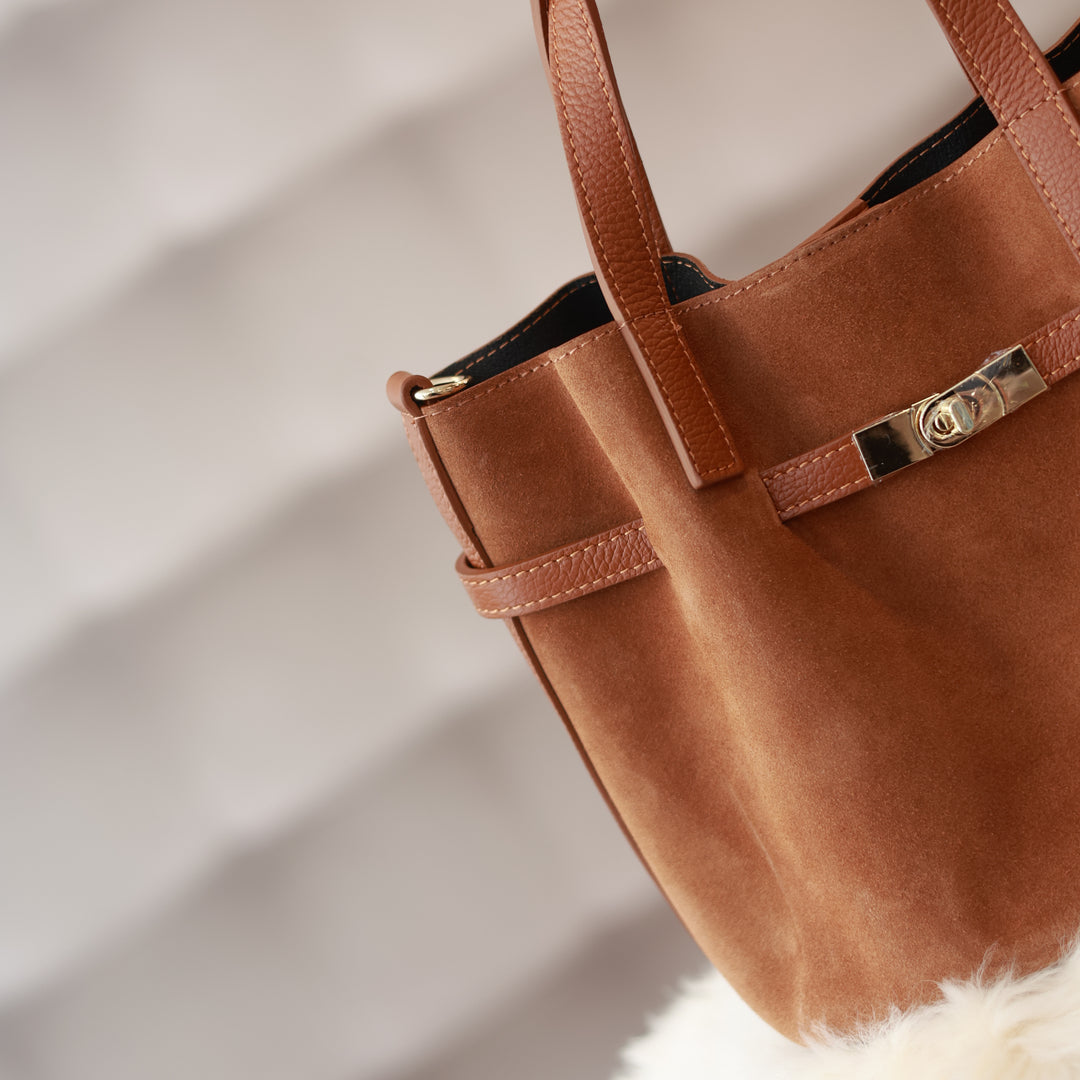 Wildleder Tasche