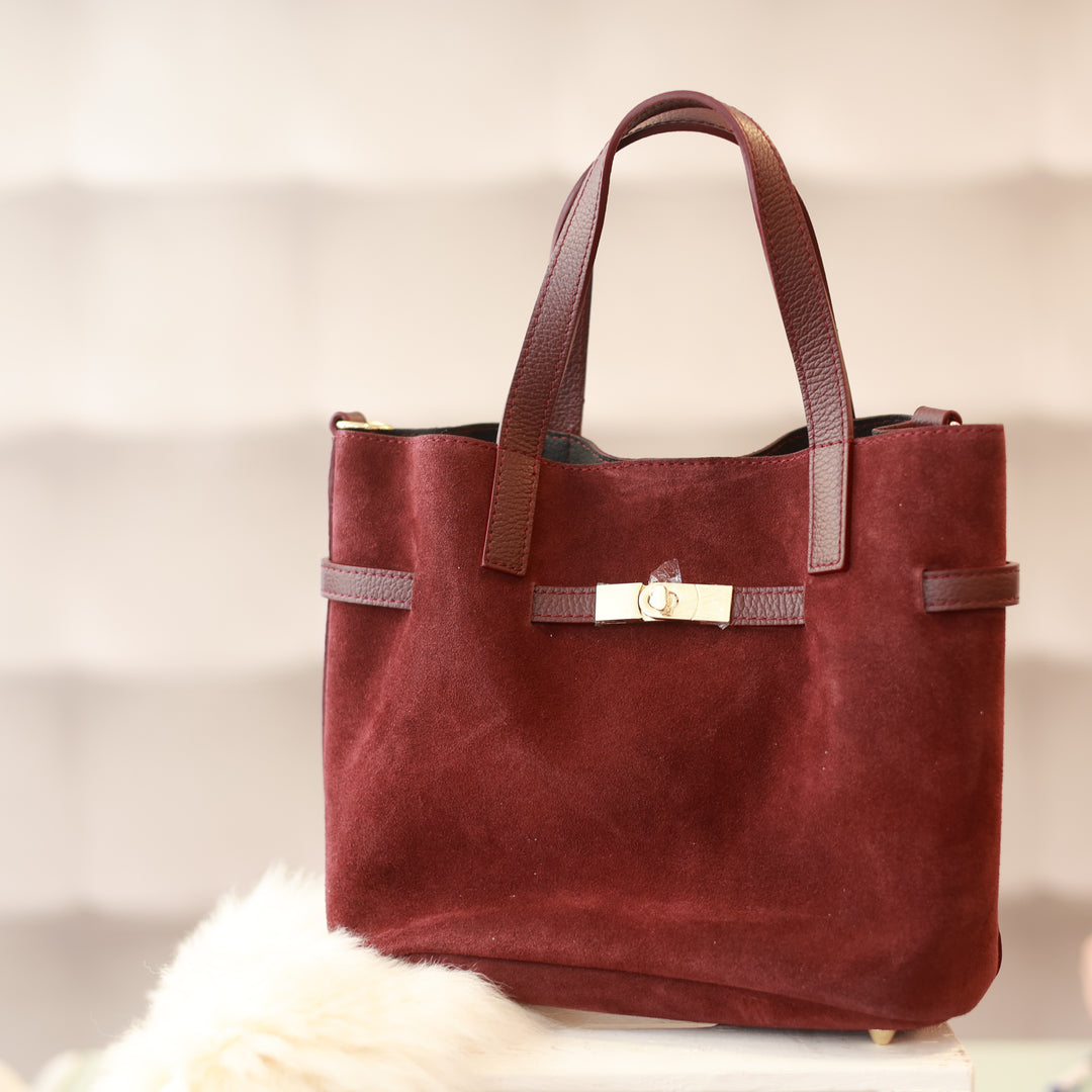 Wildleder Tasche