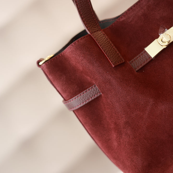 Wildleder Tasche