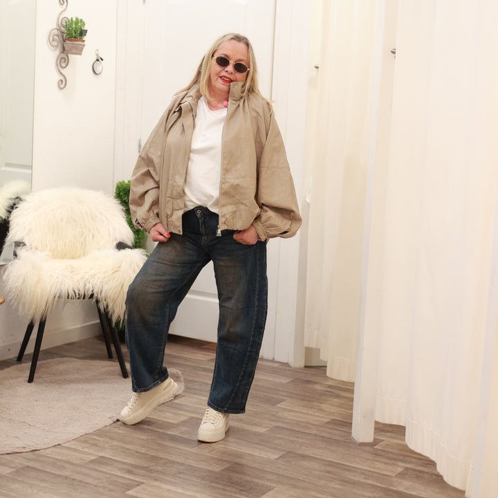 Kunstlederjacke
