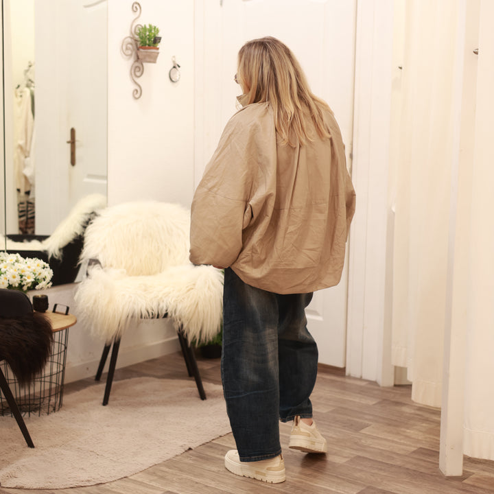 Kunstlederjacke