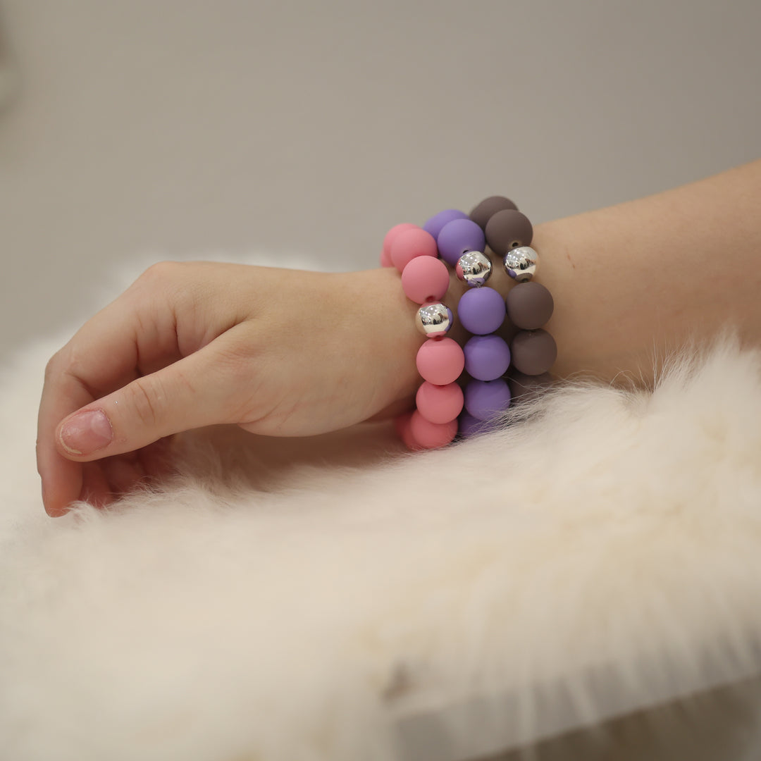 Perlenarmband matt