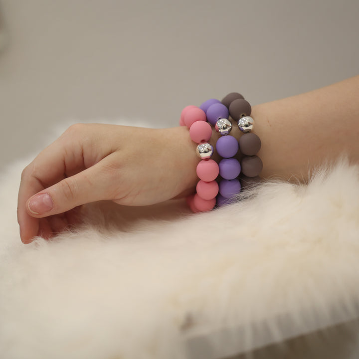Perlenarmband matt