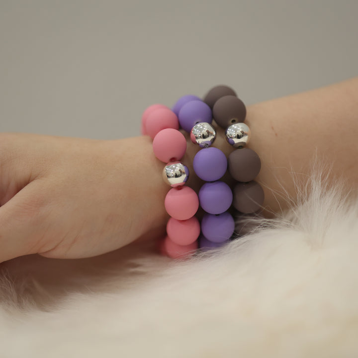 Perlenarmband matt