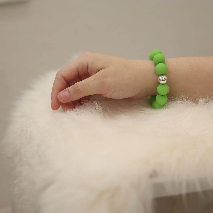 Perlenarmband matt