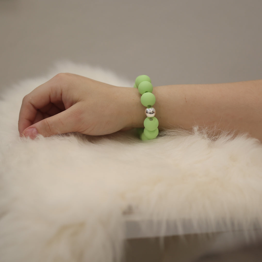 Perlenarmband matt