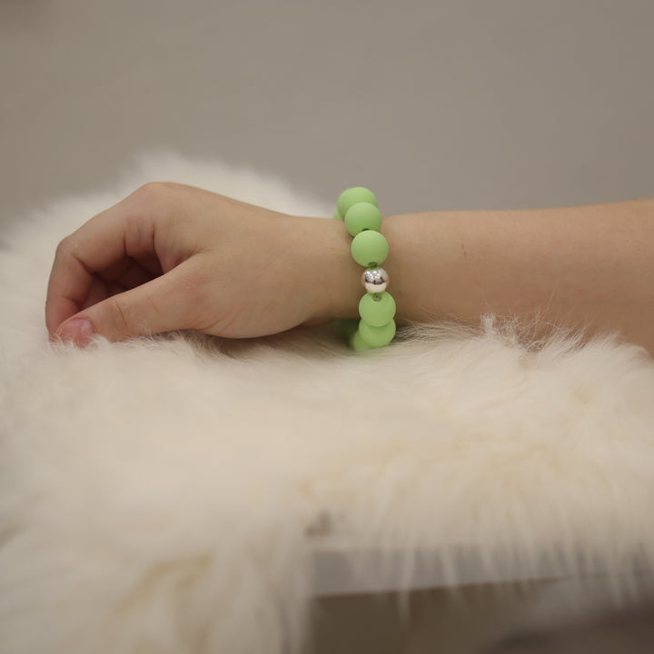 Perlenarmband matt