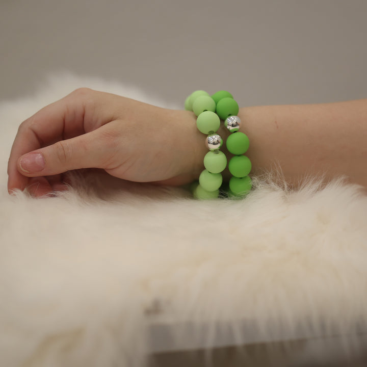 Perlenarmband matt