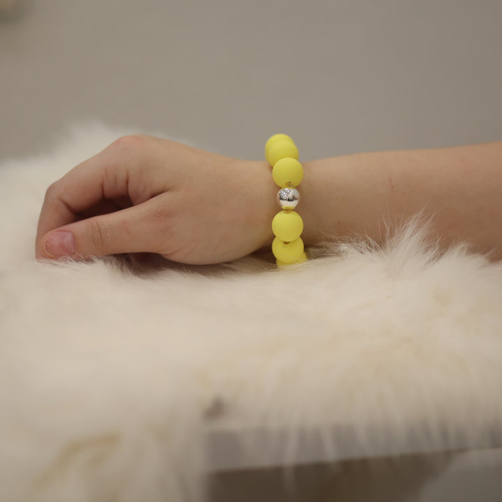Perlenarmband matt