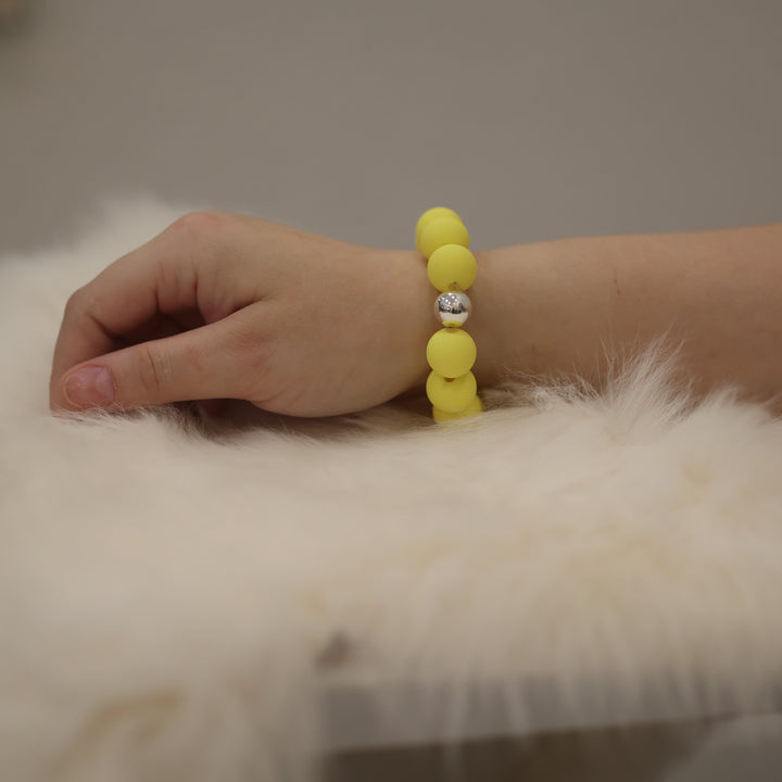 Perlenarmband matt