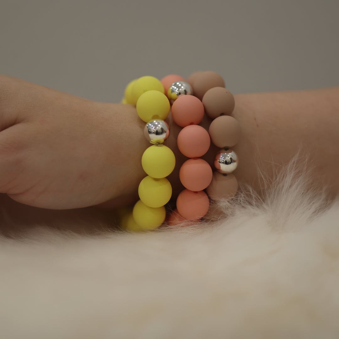 Perlenarmband matt