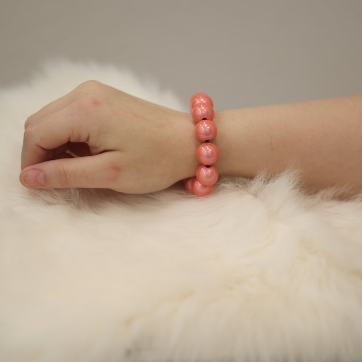 Perlen armbänder PERLE Perlenarmband matt  göanz trend accsesioresschimmernd statement Perle armband schimmer glanz perlenglanz kette 