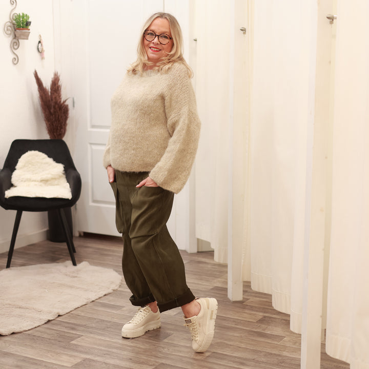 Waschlederhose
