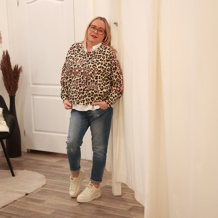 Sweatshirt mit Druck