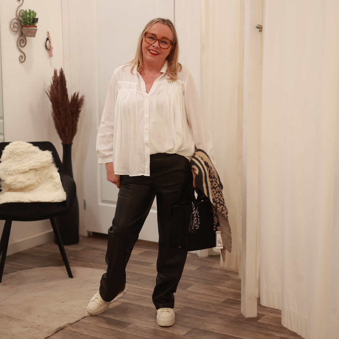 Kunstlederhose