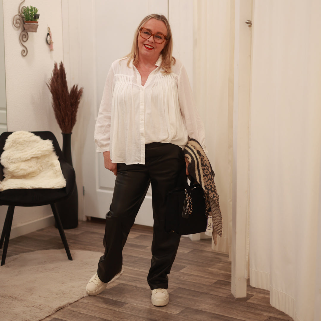 Kunstlederhose